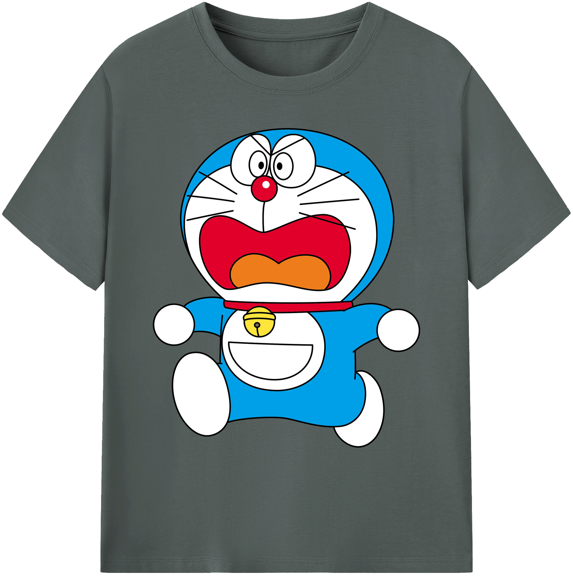 （画像用） ドラえもん Doraemon 綿100％ メンズ半袖Tシャツ｜肌触りやわらか＆通気性